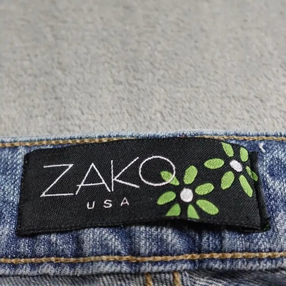 Miss Me Zako USA Co-Branded Jeans Women's 30 Embellished & Embroidered RARE! - Picture 9 of 16